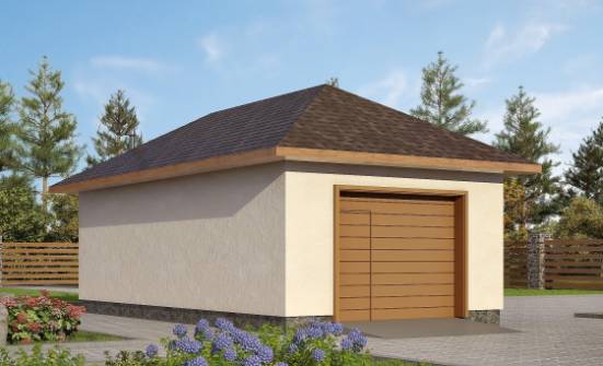 040-001-П Проект гаража из пеноблока Великий Устюг | Проекты одноэтажных домов от House Expert