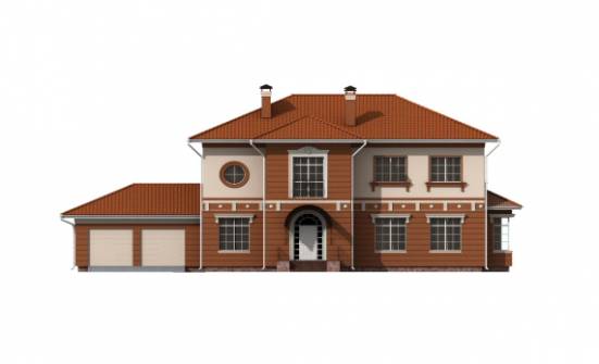 285-001-Л Проект двухэтажного дома, гараж, огромный коттедж из кирпича Тотьма | Проекты домов от House Expert