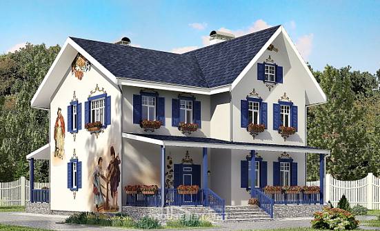 180-003-П Проект двухэтажного дома, бюджетный дом из кирпича Устюжна | Проекты домов от House Expert