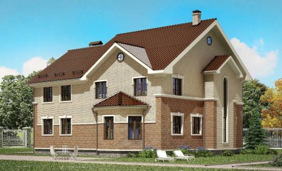 300-004-Л Проект двухэтажного дома, уютный домик из газосиликатных блоков Устюжна | Проекты домов от House Expert