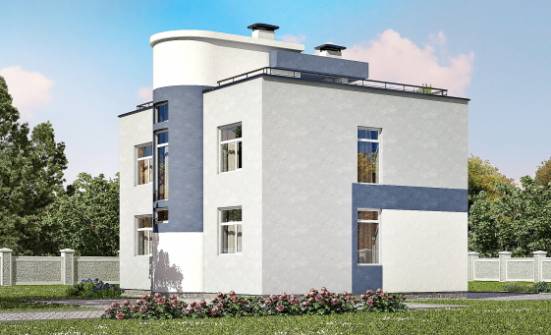 180-005-П Проект двухэтажного дома, современный дом из керамзитобетонных блоков Тотьма | Проекты домов от House Expert