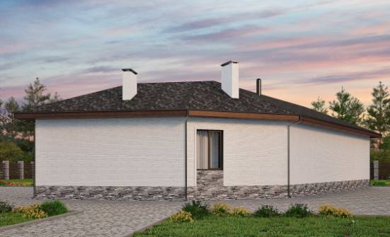 145-001-Л Проект бани из газобетона Устюжна | Проекты одноэтажных домов от House Expert