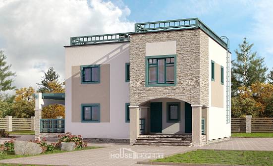150-010-П Проект двухэтажного дома, классический дом из кирпича Череповец | Проекты домов от House Expert