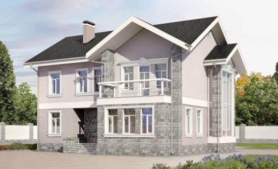 170-008-П Проект двухэтажного дома, доступный дом из твинблока Бабаево | Проекты домов от House Expert