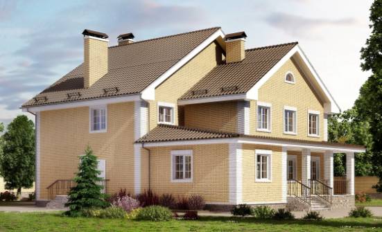 320-003-Л Проект двухэтажного дома, красивый домик из газосиликатных блоков Вологда | Проекты домов от House Expert