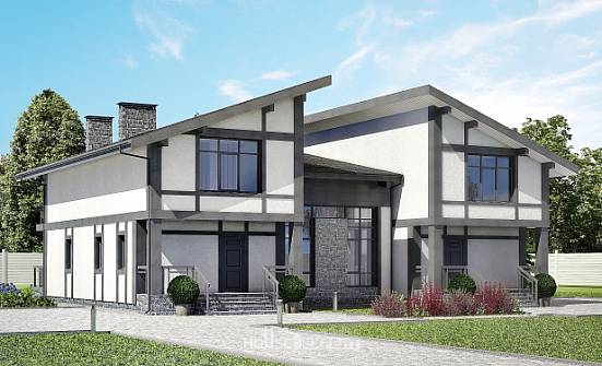 280-002-П Проект двухэтажного дома с мансардой, экономичный коттедж из кирпича Вытегра | Проекты домов от House Expert