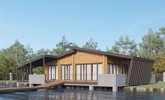 100-007-П Проект бани из бревен Череповец | Проекты одноэтажных домов от House Expert