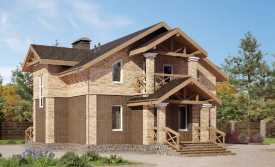 160-014-П Проект двухэтажного дома, недорогой домик из керамзитобетонных блоков Великий Устюг | Проекты домов от House Expert