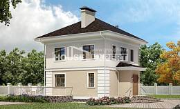 090-003-Л Проект двухэтажного дома, бюджетный дом из керамзитобетонных блоков, Череповец