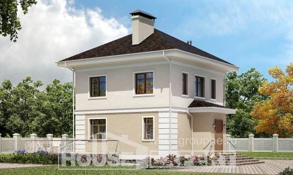 090-003-Л Проект двухэтажного дома, бюджетный дом из керамзитобетонных блоков, Череповец