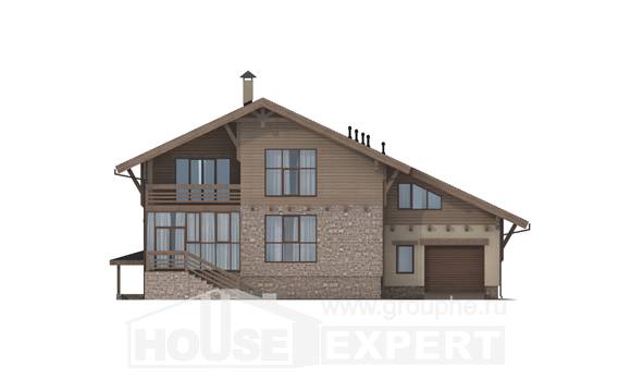 420-001-Л Проект трехэтажного дома с мансардой, гараж, красивый загородный дом из кирпича, Устюжна