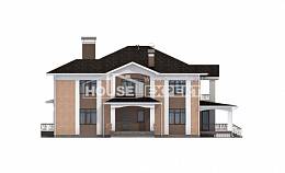 520-001-П Проект трехэтажного дома, современный коттедж из бризолита, Устюжна